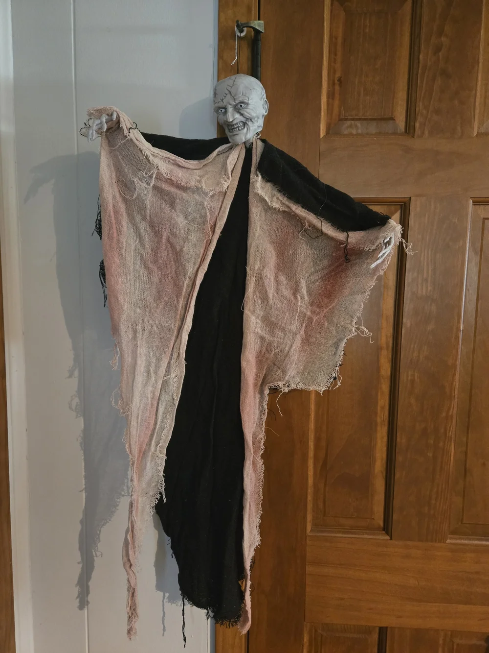 Spooky Halloween Hanging Skull And Monster